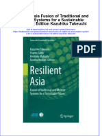Textbook Resilient Asia Fusion of Traditional and Modern Systems For A Sustainable Future 1St Edition Kazuhiko Takeuchi Ebook All Chapter PDF