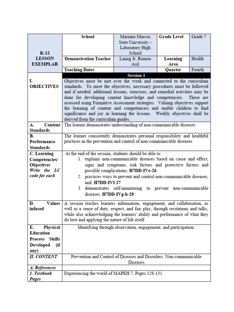 Dlp In Health 7 Pdf Respiratory Diseases Cardiovascular Diseases