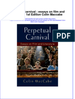 Download textbook Perpetual Carnival Essays On Film And Literature 1St Edition Colin Maccabe ebook all chapter pdf 