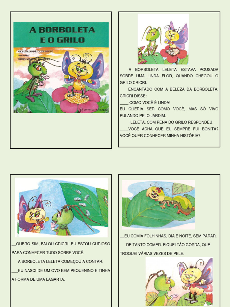 A Metamorfose de Leleta e Cricri | PDF