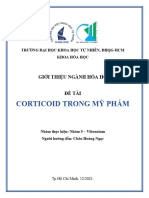 Corticoid trong mỹ phẩm 