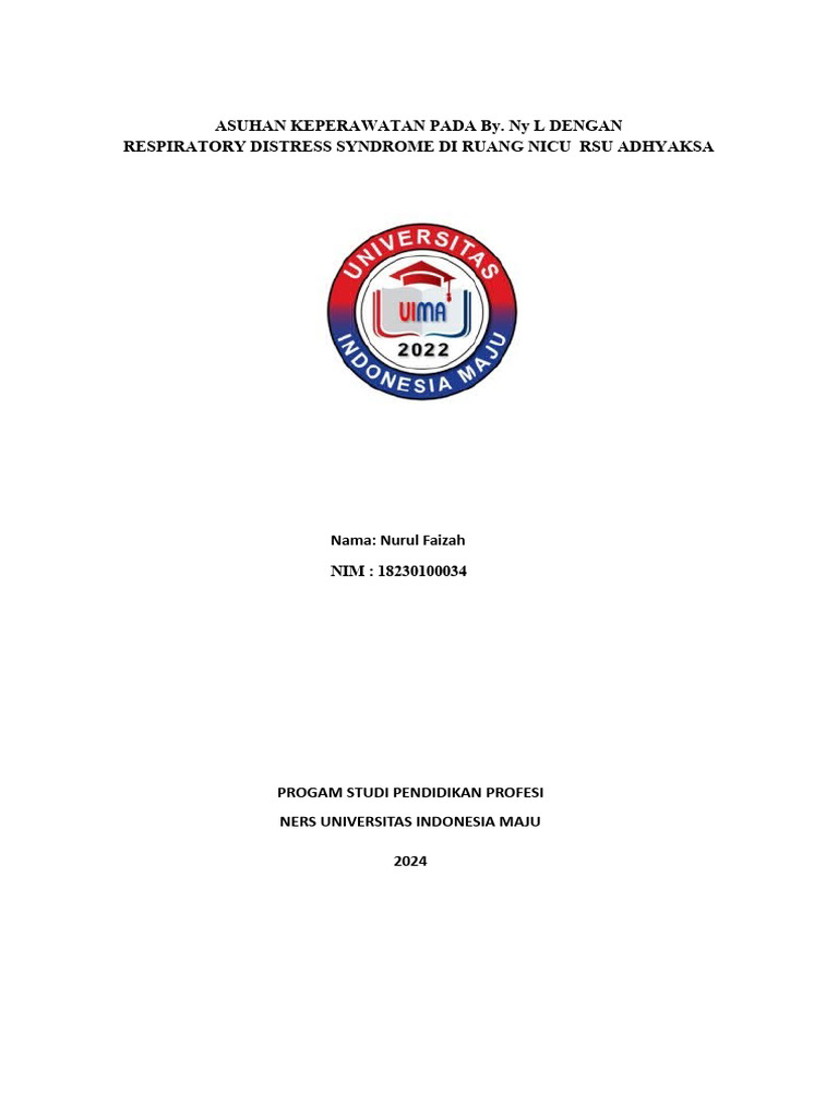 Asuhan Keperawatan Bayi RDS di NICU | PDF