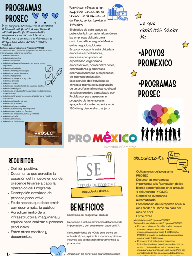 Programa PROSEC para Empresas Exportadoras | PDF | Business | México