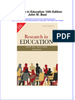 Download pdf Research In Education 10Th Edition John W Best ebook full chapter 