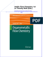 PDF Organometallic Flow Chemistry 1St Edition Timothy Noel Eds Ebook Full Chapter