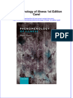 Textbook Phenomenology of Illness 1St Edition Carel Ebook All Chapter PDF