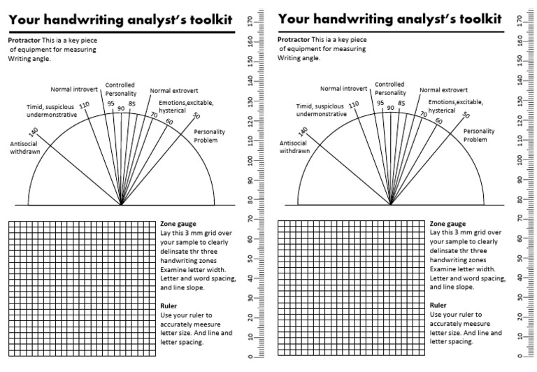 Handwriting Analysis Toolkit Guide | PDF | Personality Traits | Tools