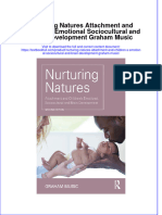 Download full chapter Nurturing Natures Attachment And Children S Emotional Sociocultural And Brain Development Graham Music pdf docx