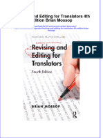 Download pdf Revising And Editing For Translators 4Th Edition Brian Mossop ebook full chapter 