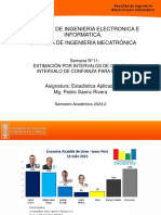 Semana 11 Estimacion Por Intervalo para La Media