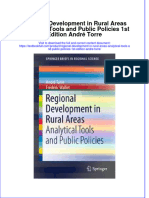 Download pdf Regional Development In Rural Areas Analytical Tools And Public Policies 1St Edition Andre Torre ebook full chapter 