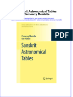 Textbook Sanskrit Astronomical Tables Clemency Montelle Ebook All Chapter PDF