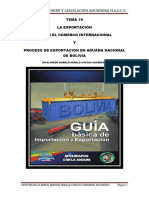 TEMA 10 LA EXPORTACIÓN SEGÚN EL COMERCO  INTERNACIONAL