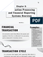 CHAPTER 6 Transaction Processing and Financial Reporting Systems