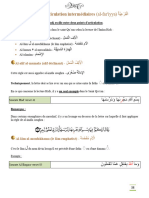Les points d'articulation intermediaires (al-far-iyya) pp38-39