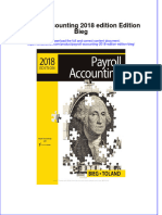 PDF Payroll Accounting 2018 Edition Edition Bieg Ebook Full Chapter
