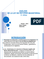 Analisis de La Nueva Ley de La Reforma Magisterial