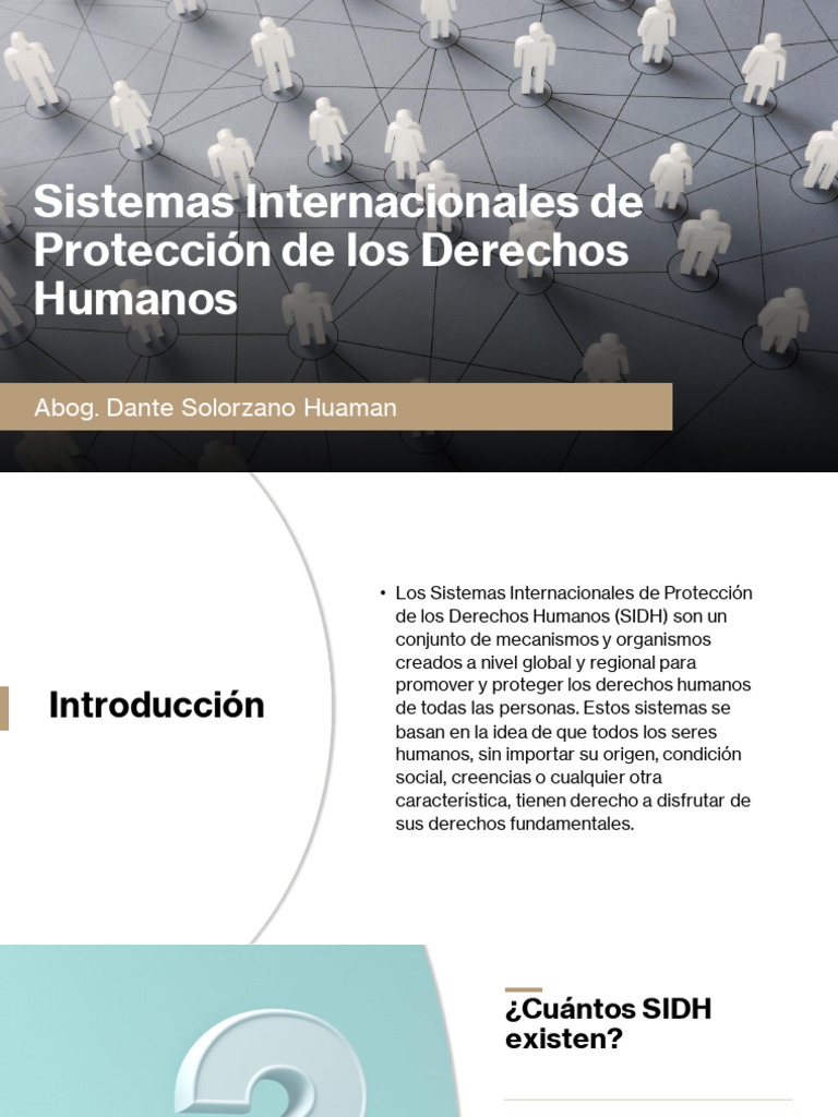 Sistema Intenacional de Proteccion de Derechos Humanos 2 | PDF ...
