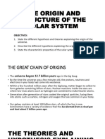 THE ORIGIN AND STRUCTURE OF THE SOLAR SYSTEM Final