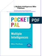 Textbook Pocket Pal Multiple Intelligences Mike Fleetham Ebook All Chapter PDF