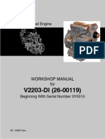 Diesel Engine: Workshop Manual For