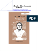 PDF Schubert Studies Brian Newbould Editor Ebook Full Chapter