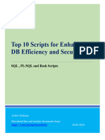 Top 10 Oracle Database Automation Scripts for Enhanced Performance and Security