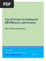 Top 10 Oracle Database Automation Scripts for Enhanced Performance and Security