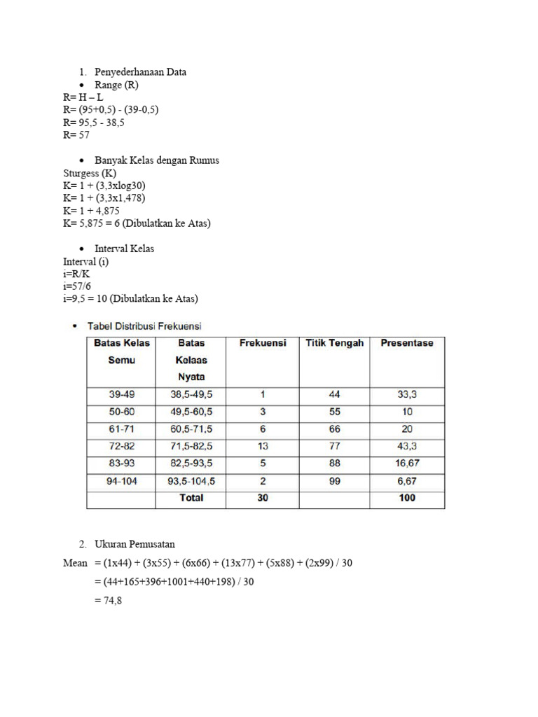 Penyederhanaan Data | PDF | Metode & Bahan Ajar