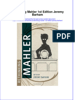 Textbook Rethinking Mahler 1St Edition Jeremy Barham Ebook All Chapter PDF