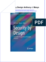 Textbook Security by Design Anthony J Masys Ebook All Chapter PDF