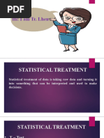 Statistical Treatment