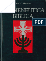 Hermeneutica Biblica - José M Martínez