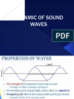 Dynamic of Sound Waves