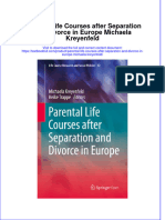 Full Chapter Parental Life Courses After Separation and Divorce in Europe Michaela Kreyenfeld PDF