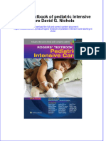Download textbook Rogers Textbook Of Pediatric Intensive Care David G Nichols ebook all chapter pdf 