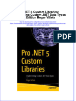 Full Chapter Pro Net 5 Custom Libraries Implementing Custom Net Data Types 1St Edition Roger Villela PDF