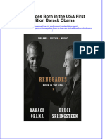 Download full chapter Renegades Born In The Usa First Edition Barack Obama pdf docx