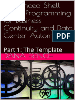 Advanced Shell Script Programming for Business ContinCenter Automation,  Part 1 - The Template (2017)