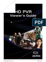 HD PVR Viewer's Guide - V1.02: Page 1 of 30