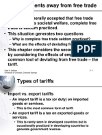 Movements Away From Free Trade: - While It Is Generally Accepted That Free Trade