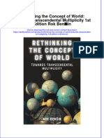 Full Chapter Rethinking The Concept of World Towards Transcendental Multiplicity 1St Edition Rok Bencin PDF