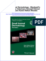 Textbook Small Animal Dermatology Blackwells Five Minute Veterinary Consult Clinical Companion Karen Helton Rhodes Ebook All Chapter PDF