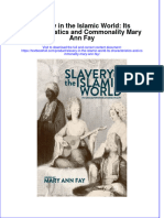 ebffiledoc_803Download textbook Slavery In The Islamic World Its Characteristics And Commonality Mary Ann Fay ebook all chapter pdf 