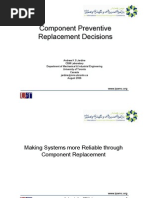 Component Preventive Replacement Decisions