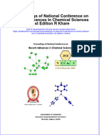 Textbook Proceedings of National Conference On Recent Advances in Chemical Sciences 1St Edition R Khare Ebook All Chapter PDF