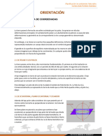 Orientación, Coordenadas PPT PAN