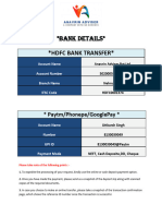 Anavrin Adviser Bank Details