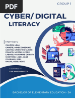 Report Outlne About Cyber Digital Literacy