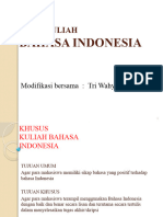 Materi PPT Bahasa Indonesia Kuliah semester 1